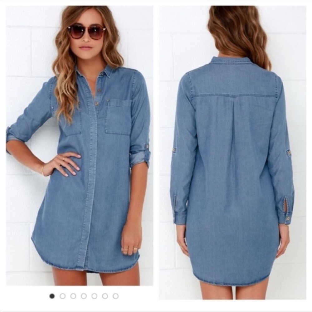 Lulus Jean dress with pockets